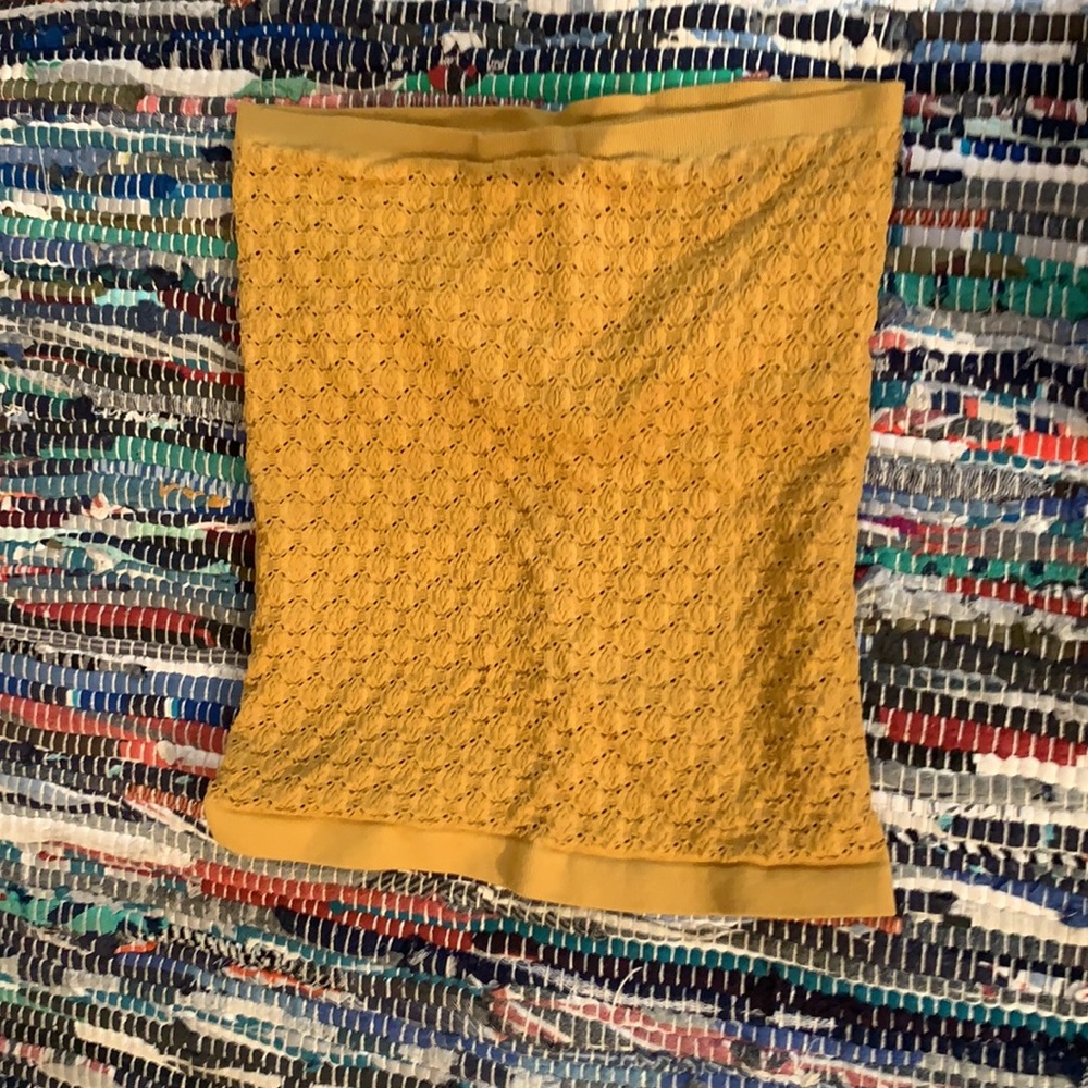 Free people mustard tube top